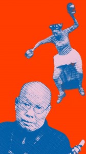 レオナ(全身打楽器) × 坂田明(Sax, Cl.)